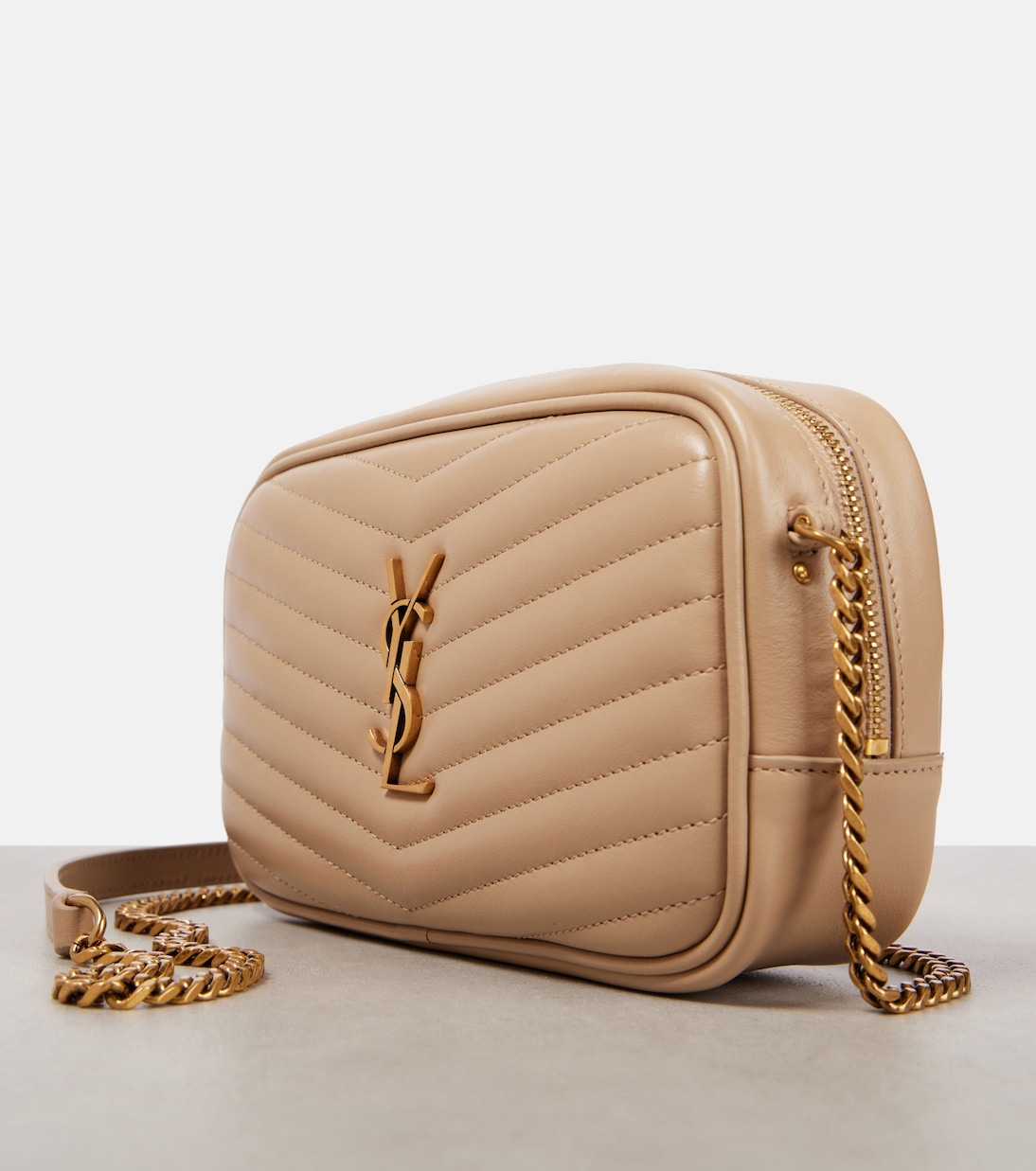 Schultertasche Lou Mini aus Leder | Saint Laurent