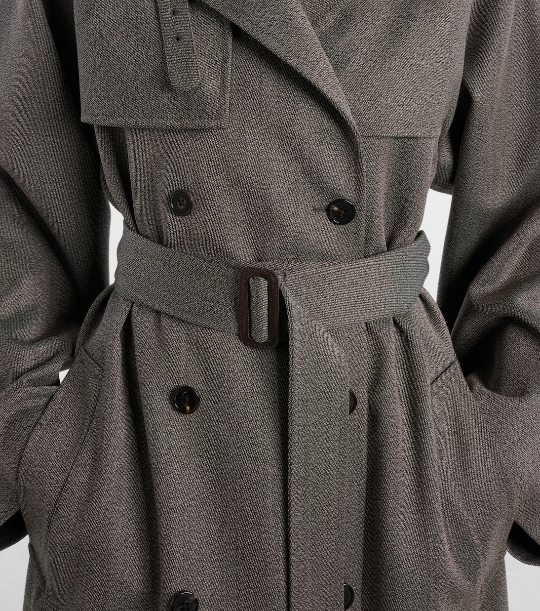 Rhydian virgin wool gabardine trench coat | The Row