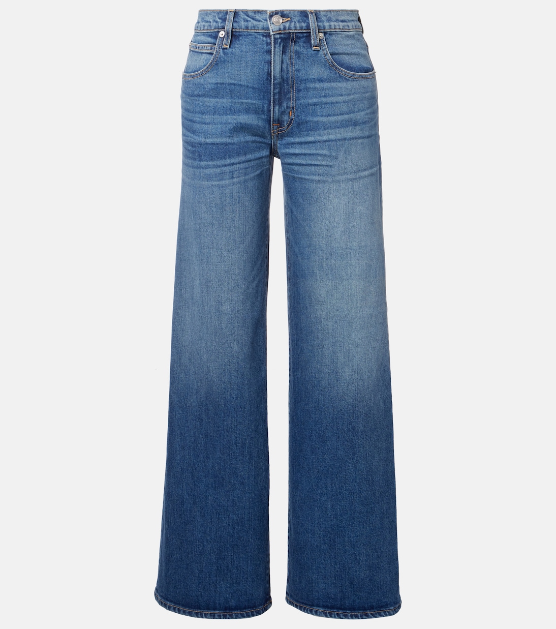 Selena mid-rise wide-leg jeans | Slvrlake