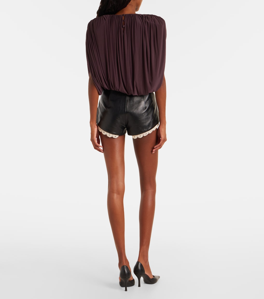 Asymmetric draped top | Magda Butrym