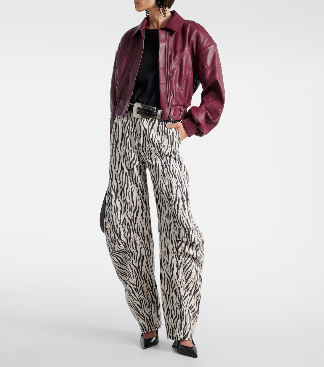 Pantalones cargo de sarga estampados | Rotate