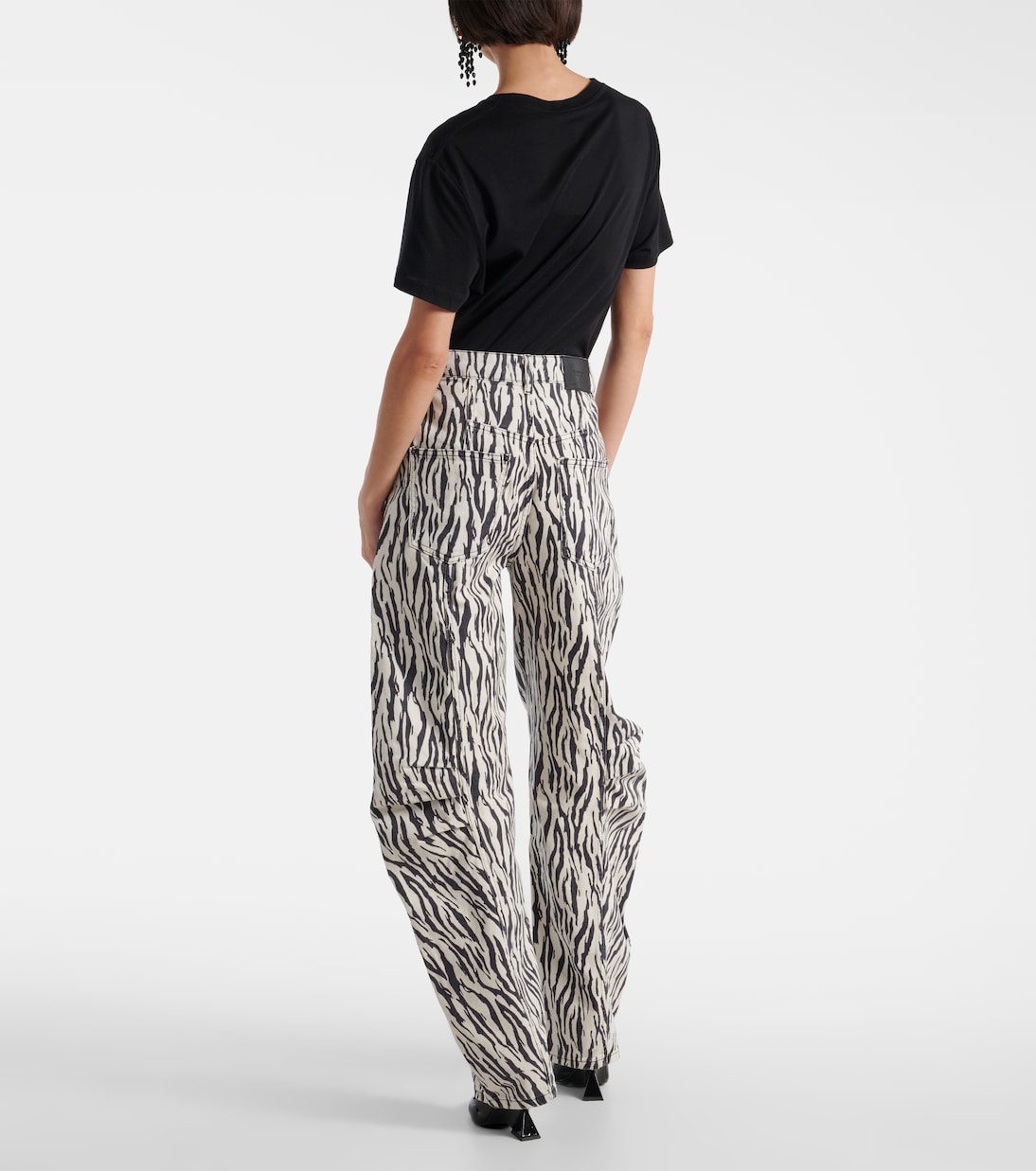 Pantalones cargo de sarga estampados | Rotate