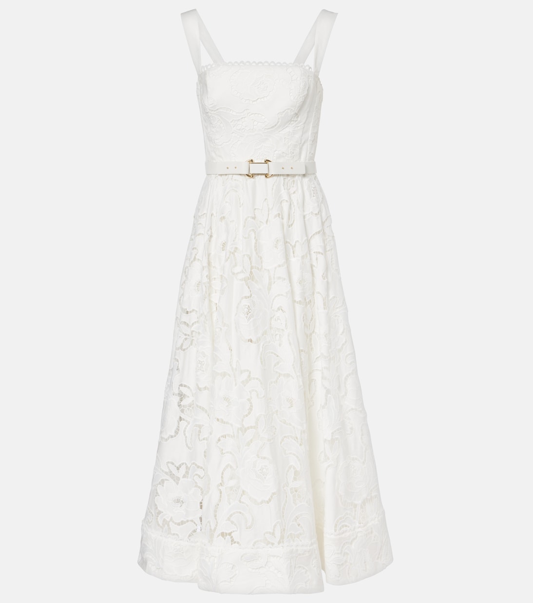 Ginger floral lace midi dress | Rebecca Vallance