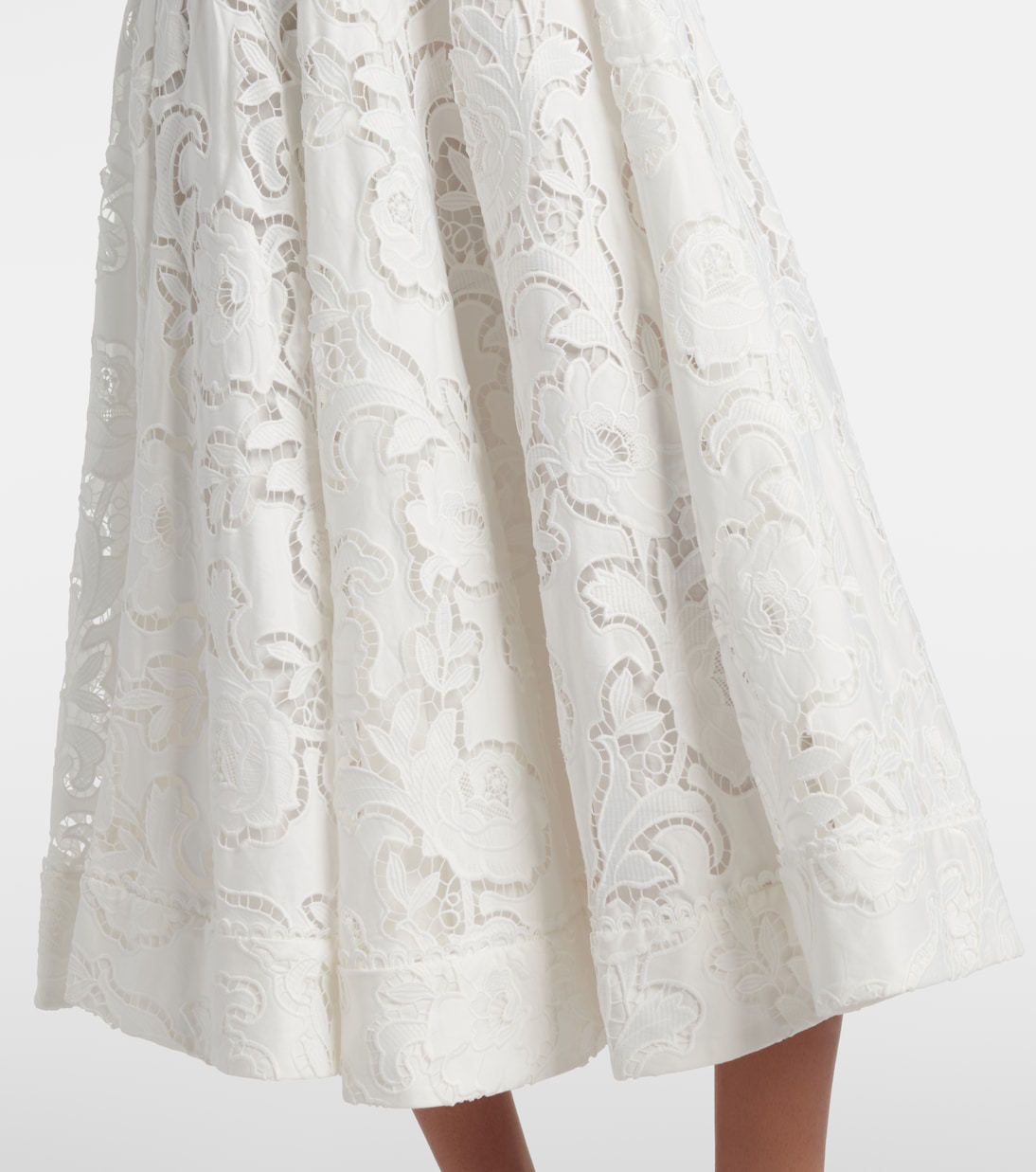 Ginger floral lace midi dress | Rebecca Vallance