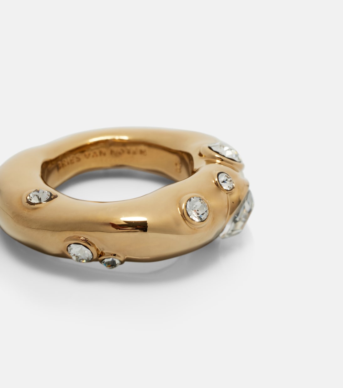 Crystal-embellished ring | Dries Van Noten