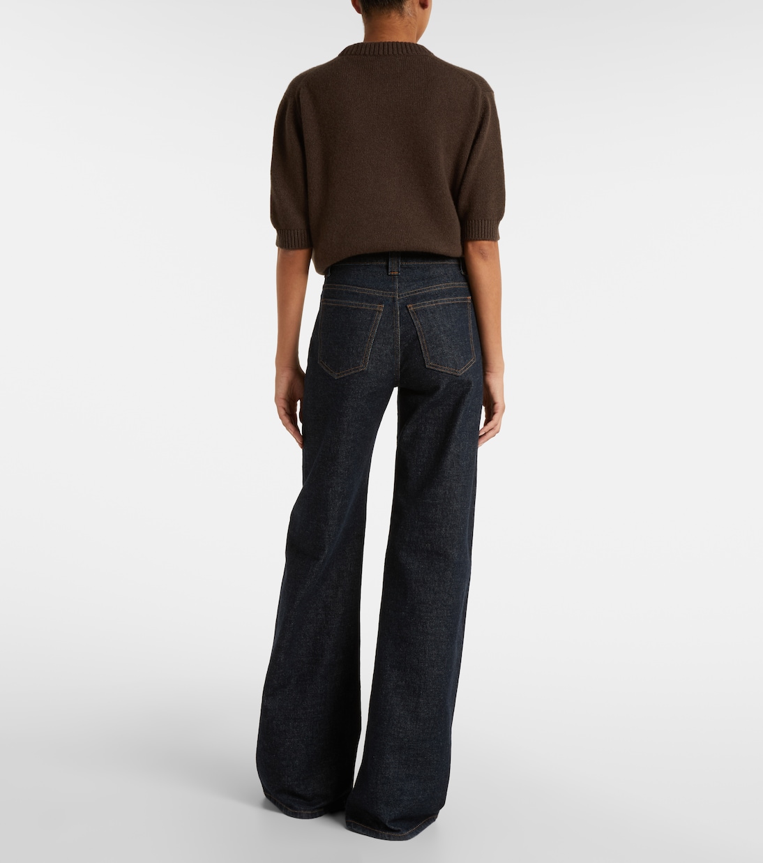 Dane high-rise wide-leg jeans | Khaite