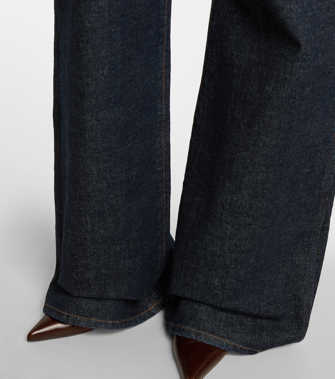 Dane high-rise wide-leg jeans | Khaite