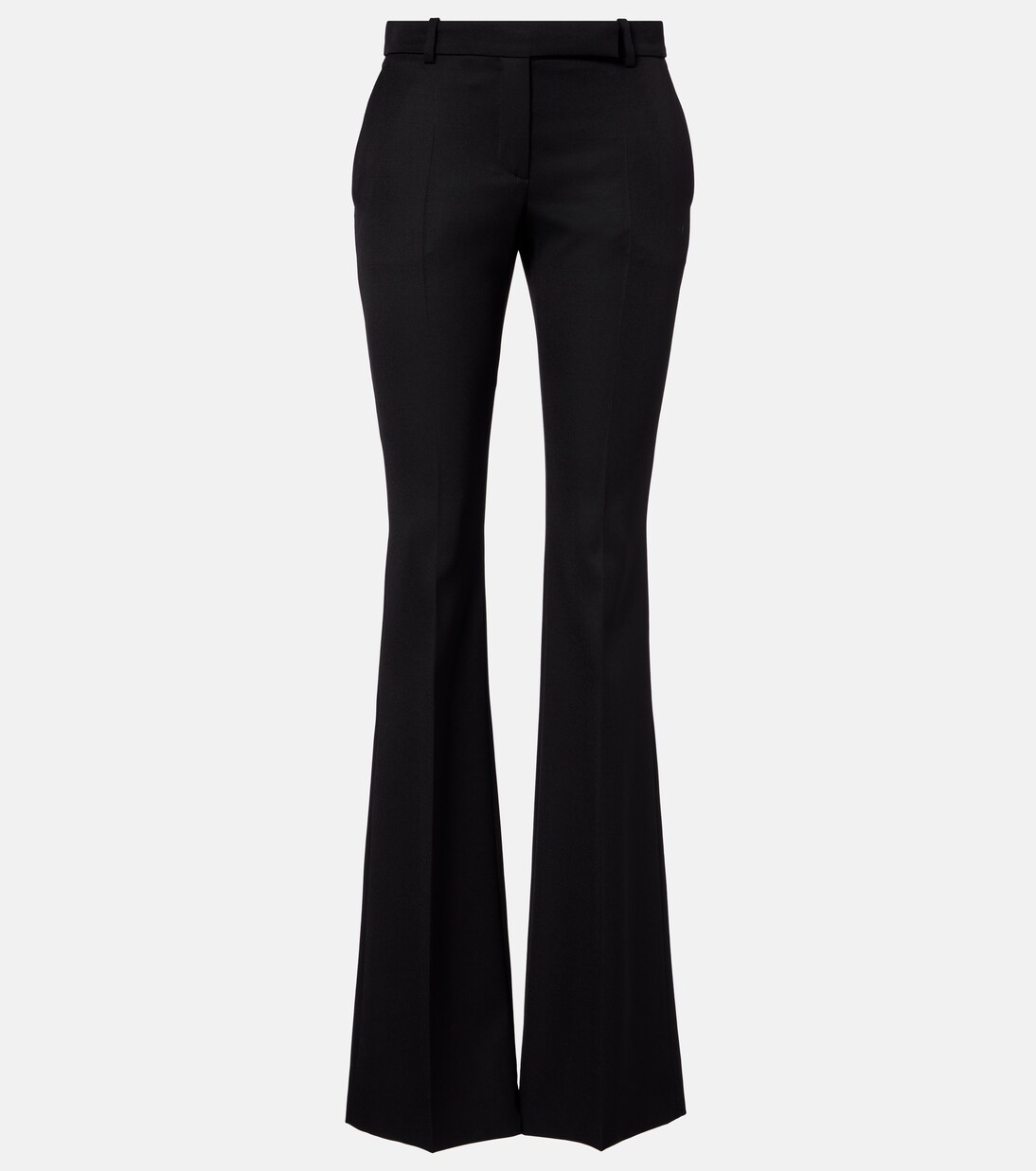Low-rise wool flared pants | McQueen