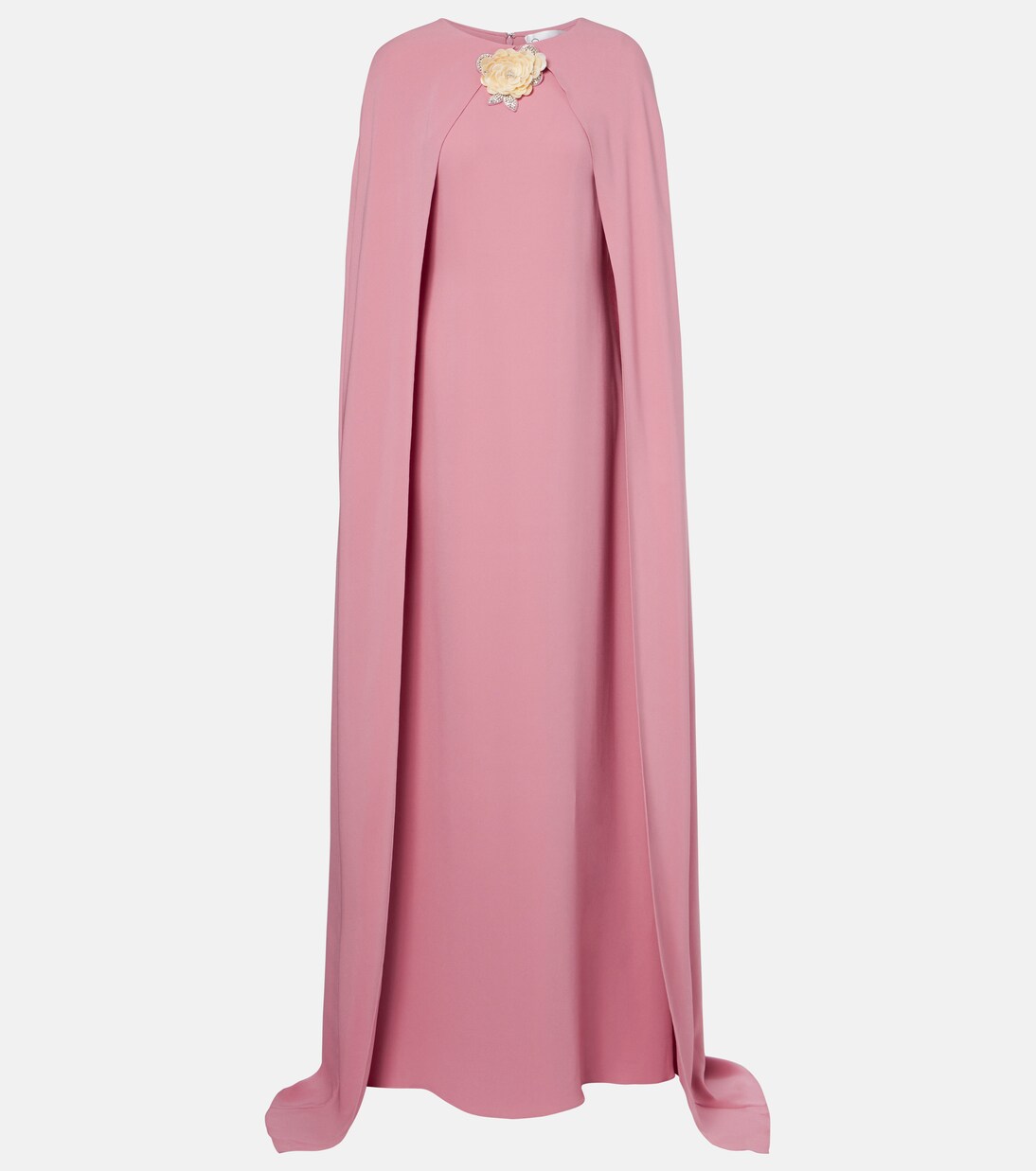 Robe longue en soie mélangée | Oscar de la Renta