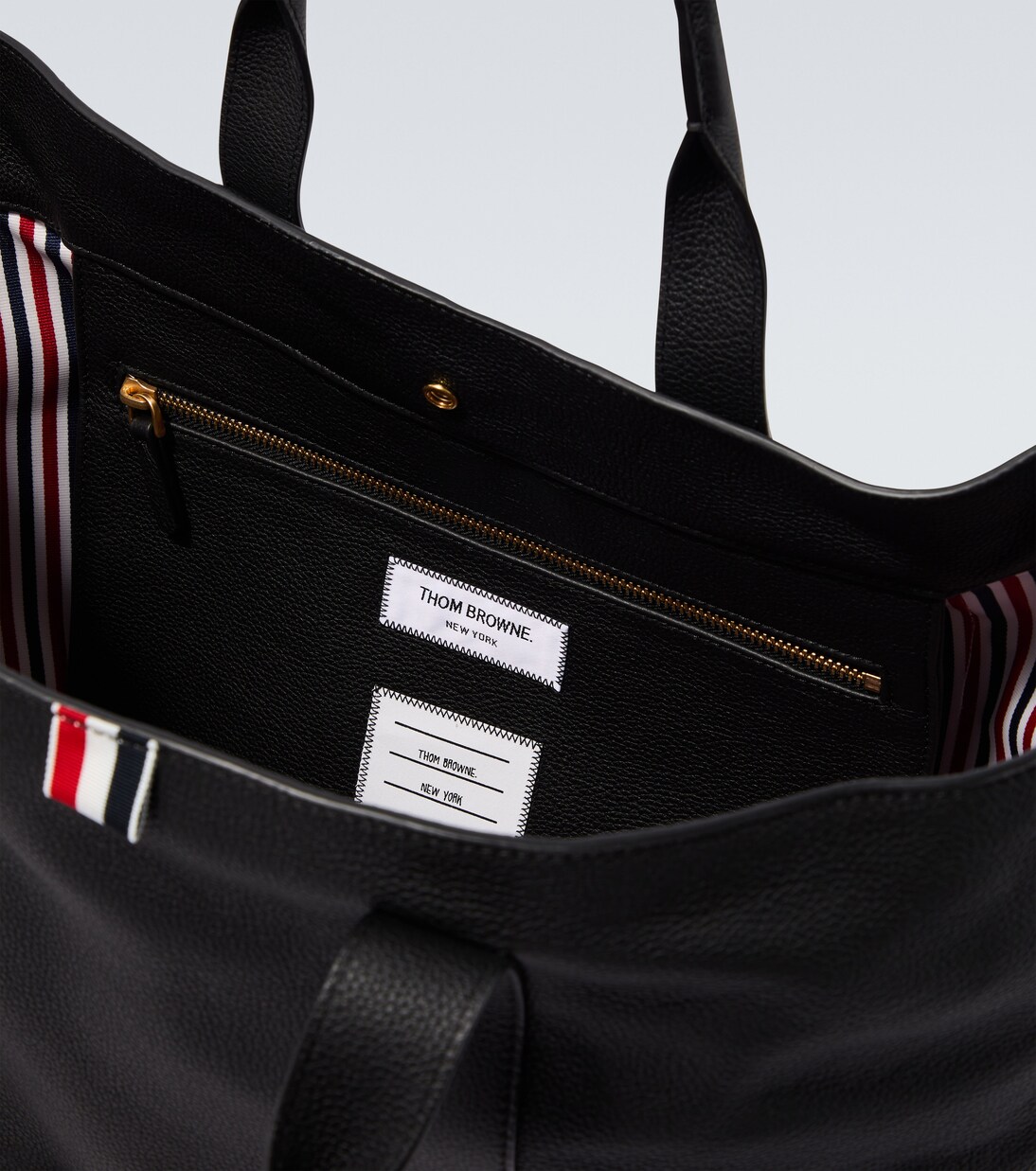 Tote Bag Medium aus Leder | Thom Browne
