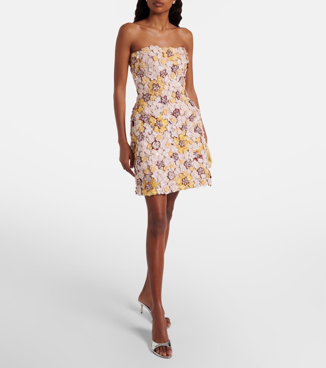 Sirra embellished corset dress | Costarellos