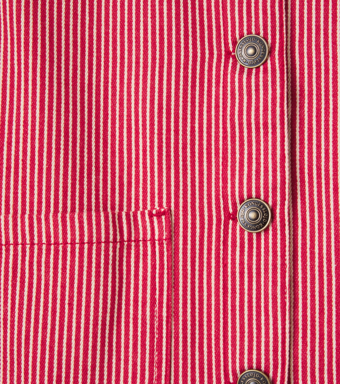 Luc striped cotton twill shirt | Konges Sløjd