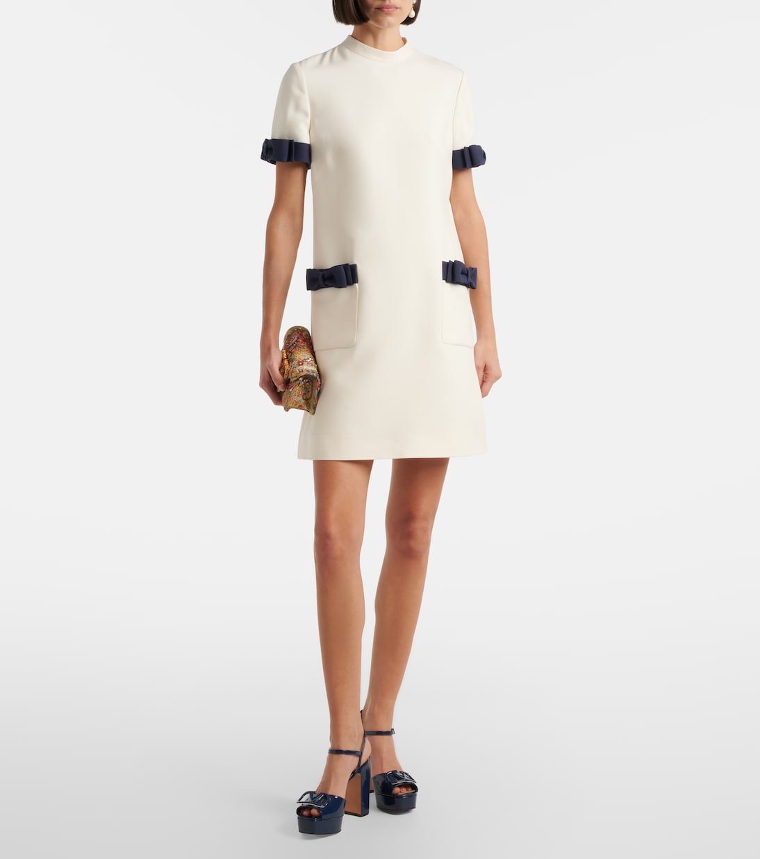 VLogo 115 patent leather platform sandals | Valentino Garavani