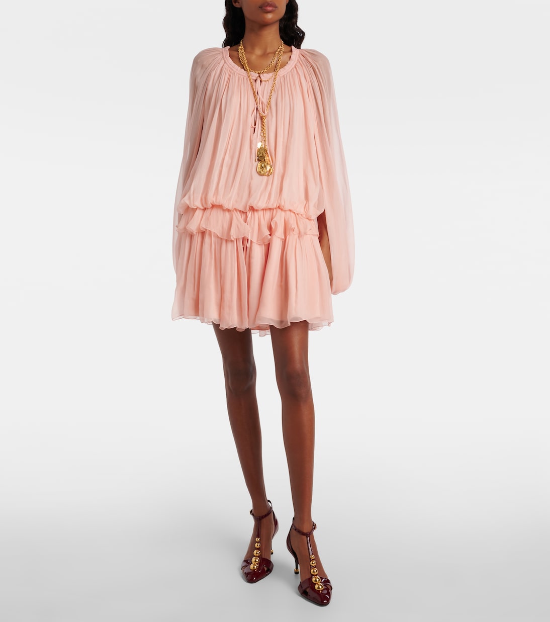 Minikleid aus Seidenmusselin | Chloé