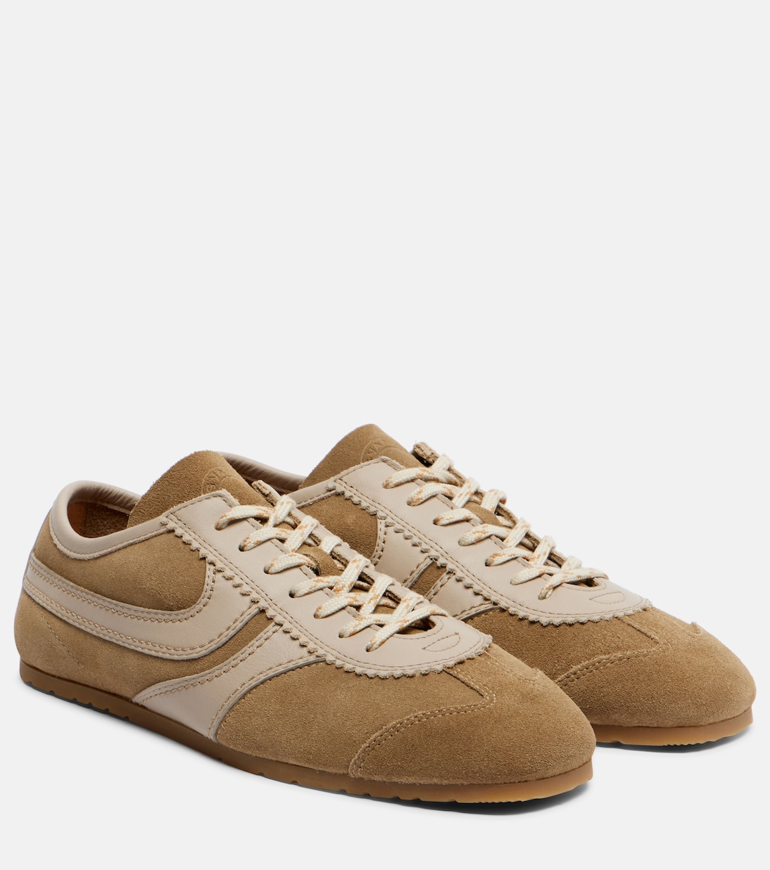 Sneakers in suede con pelle | Dries Van Noten