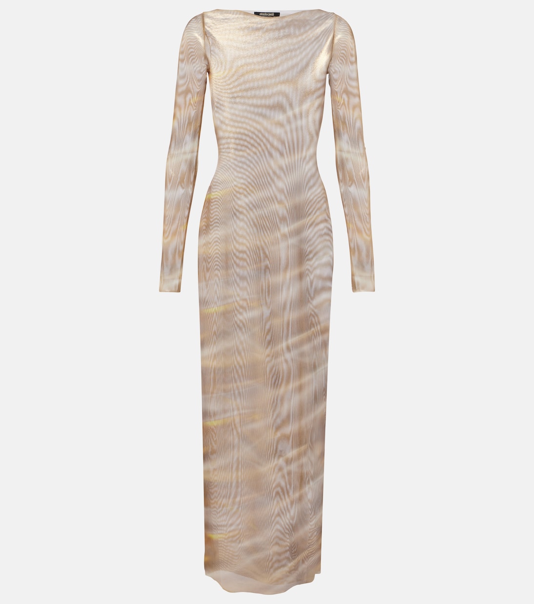 Printed sheer maxi dress | Roberto Cavalli