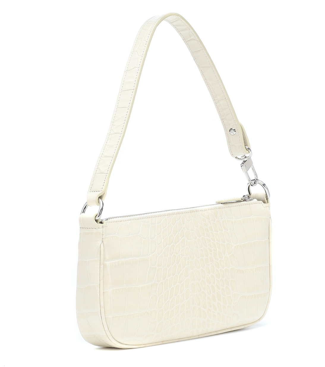 Rachel croc-effect leather shoulder bag | By Far