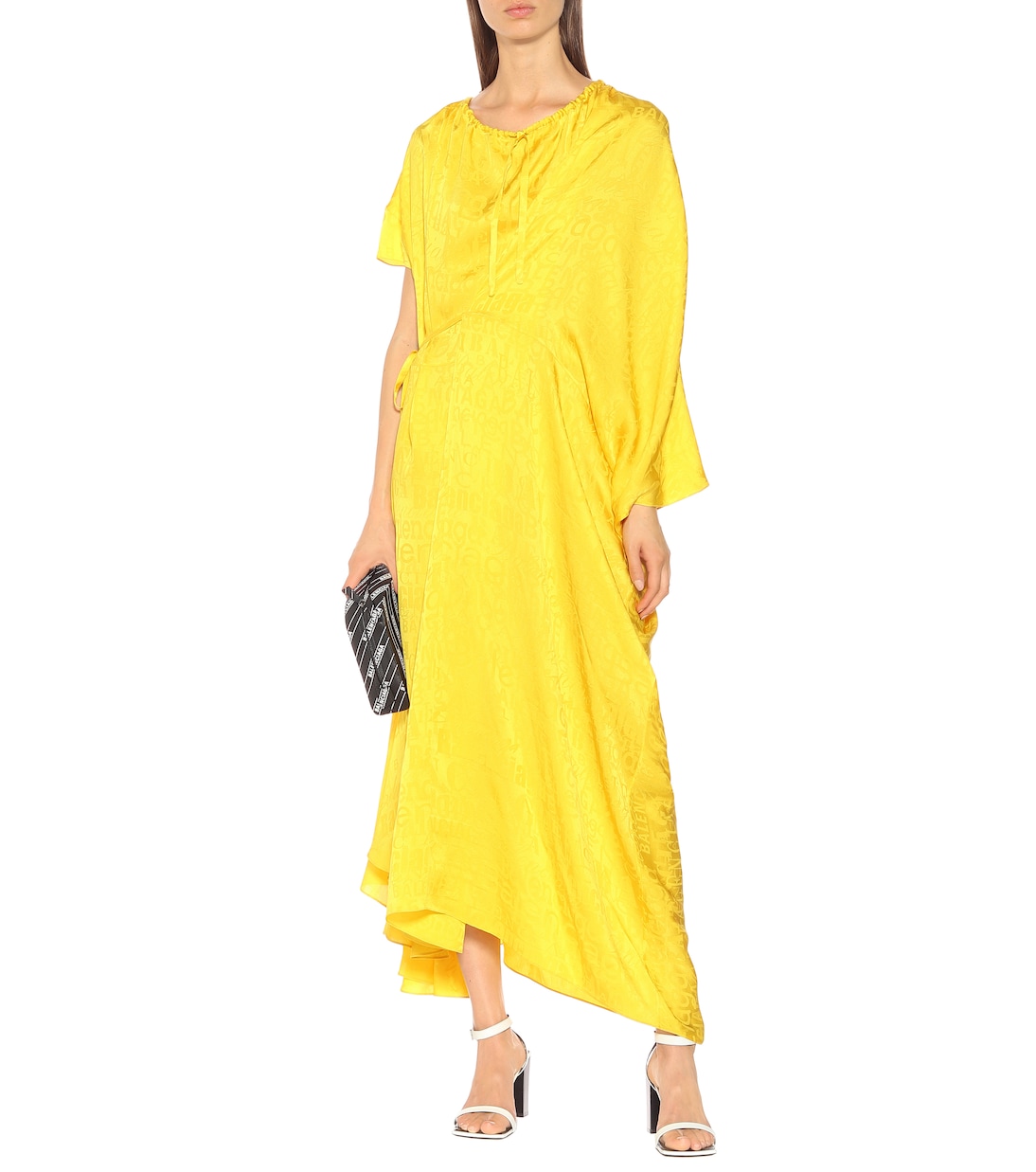 Robe en jacquard de soie | Balenciaga