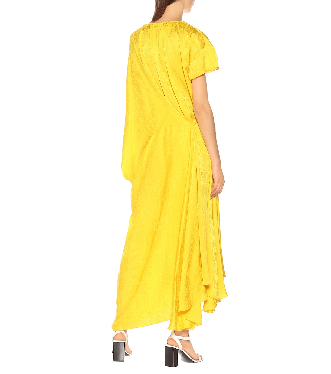 Robe en jacquard de soie | Balenciaga