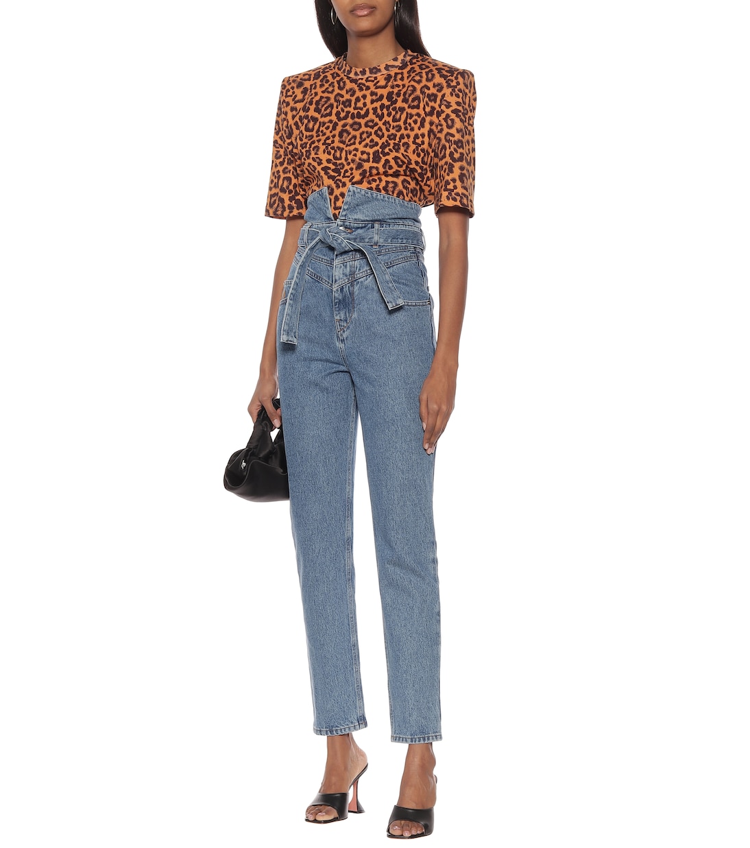 Jeans paperbag a vita alta | The Attico