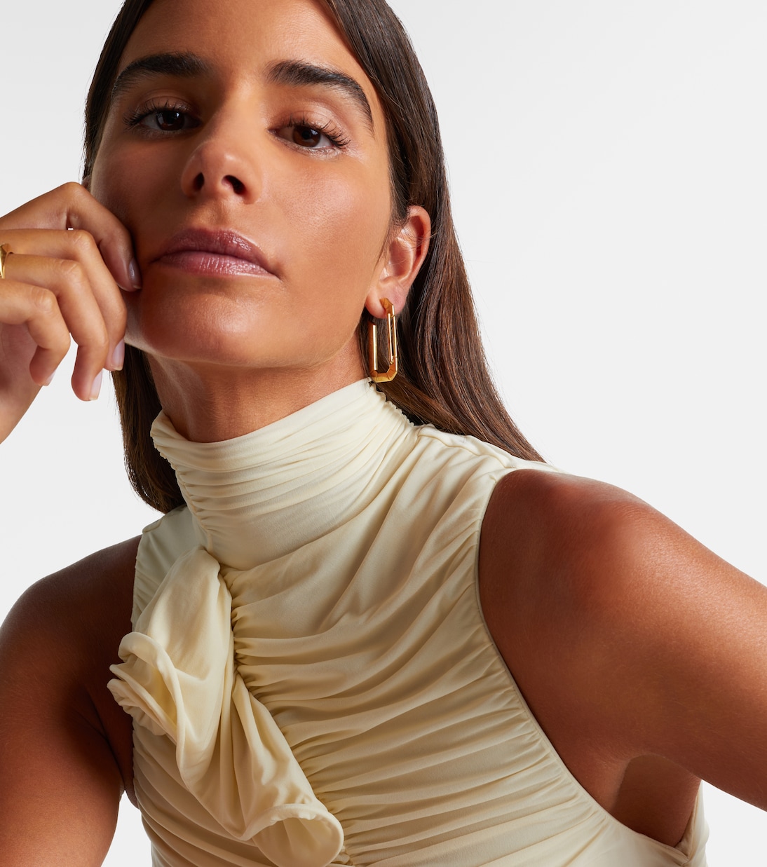 Pendiente individual de oro de 18 ct | Eéra
