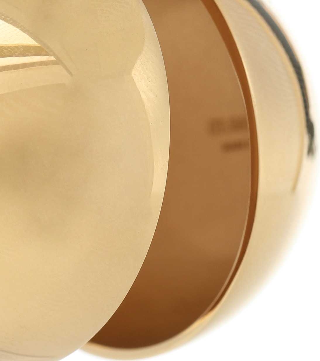 Brass earrings | Jil Sander
