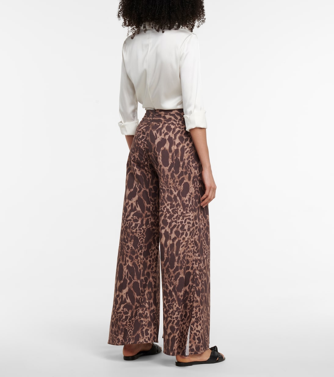 Pantalon évasé Claudia en coton | Alexandra Miro