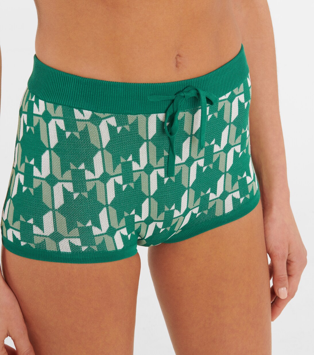 Jacquard low-rise shorts | Dodo Bar Or
