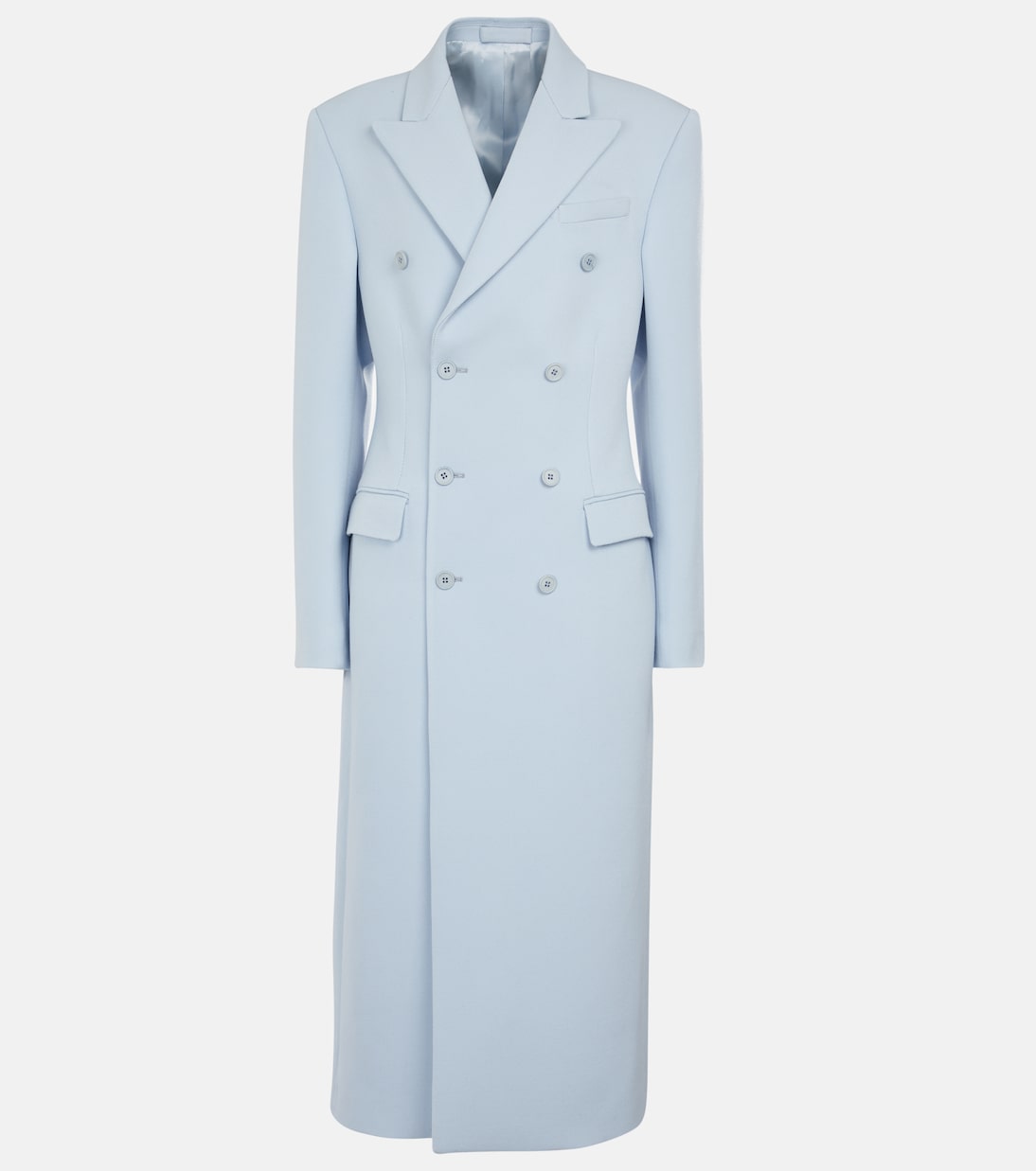 Abrigo de lana doble botonadura | Wardrobe.NYC