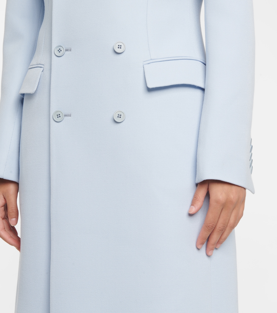 Abrigo de lana doble botonadura | Wardrobe.NYC