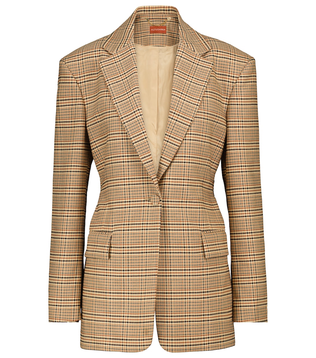 MacGuffin checked wool and cotton-blend blazer | Altuzarra