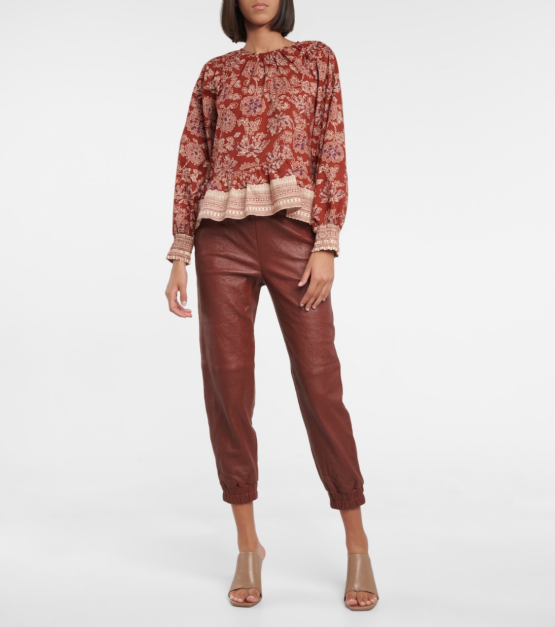Blusa Kester in cotone con stampa floreale | Veronica Beard