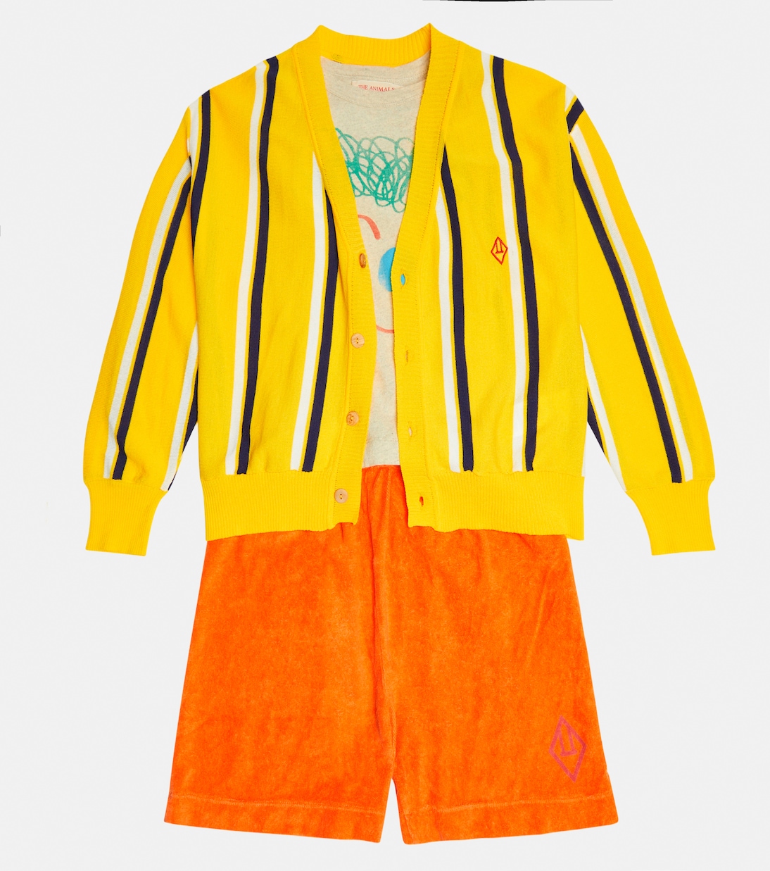 Racoon striped cardigan | The Animals Observatory