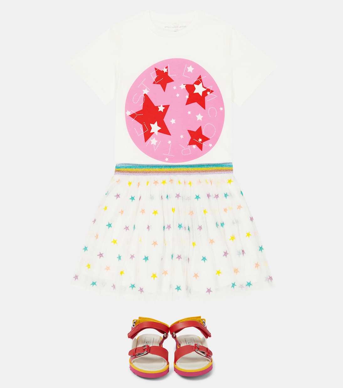 Bedruckter Rock aus Tüll | Stella McCartney Kids