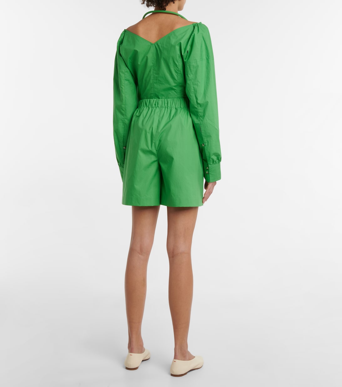 Shorts Megan in popeline di cotone | Nanushka
