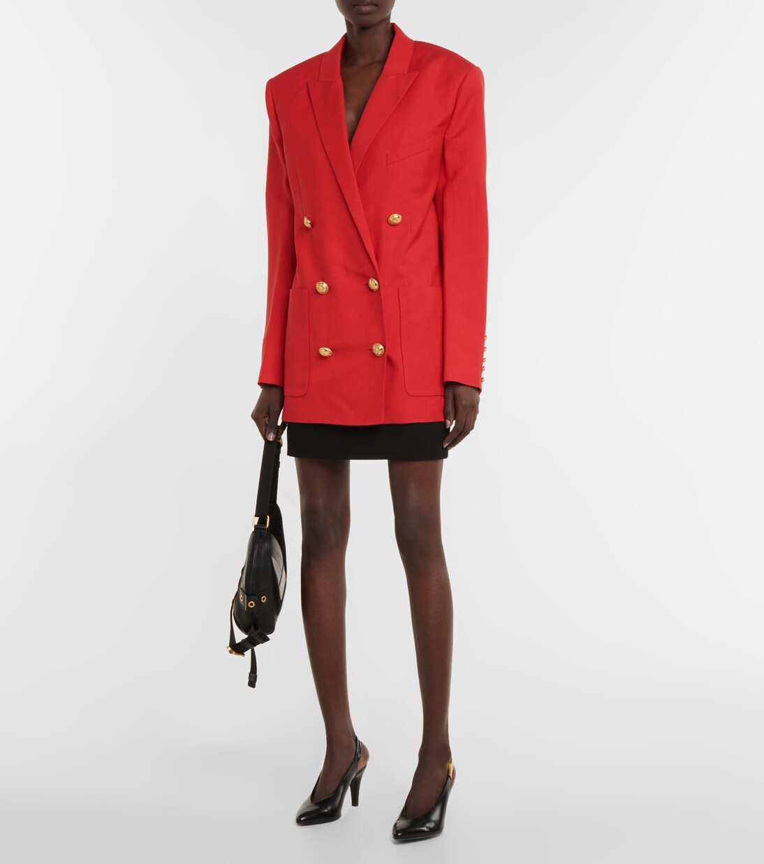 Double-breasted oversized blazer | Balmain
