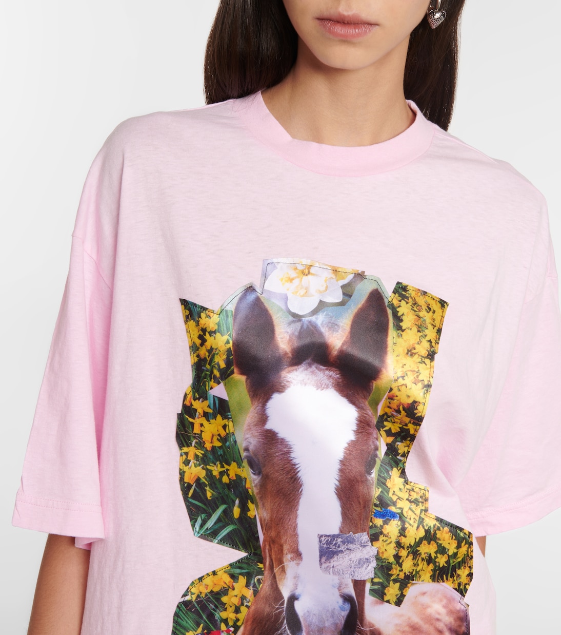 x Martin Laborde - T-shirt in cotone con stampa | Acne Studios