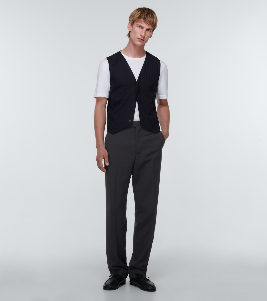 Pantalones Elijah en mezcla de seda | The Row
