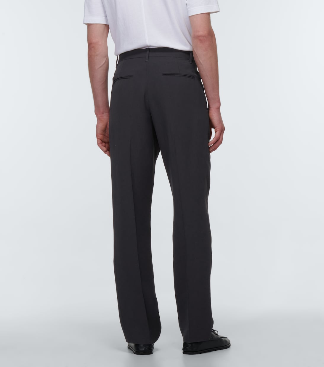 Pantalones Elijah en mezcla de seda | The Row