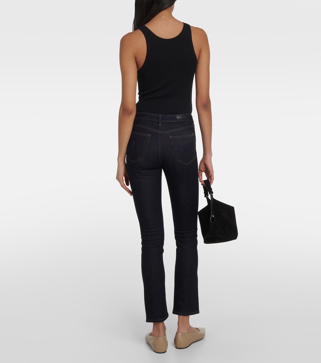 Jeans slim Mari de tiro alto | AG Jeans