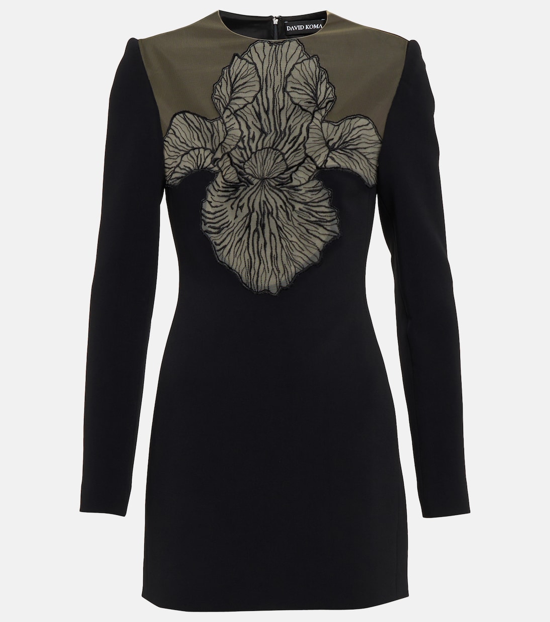 Macramé-detail minidress | David Koma
