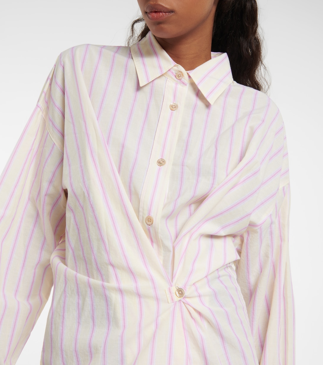 Robe chemise Seen rayée en coton | Marant Etoile