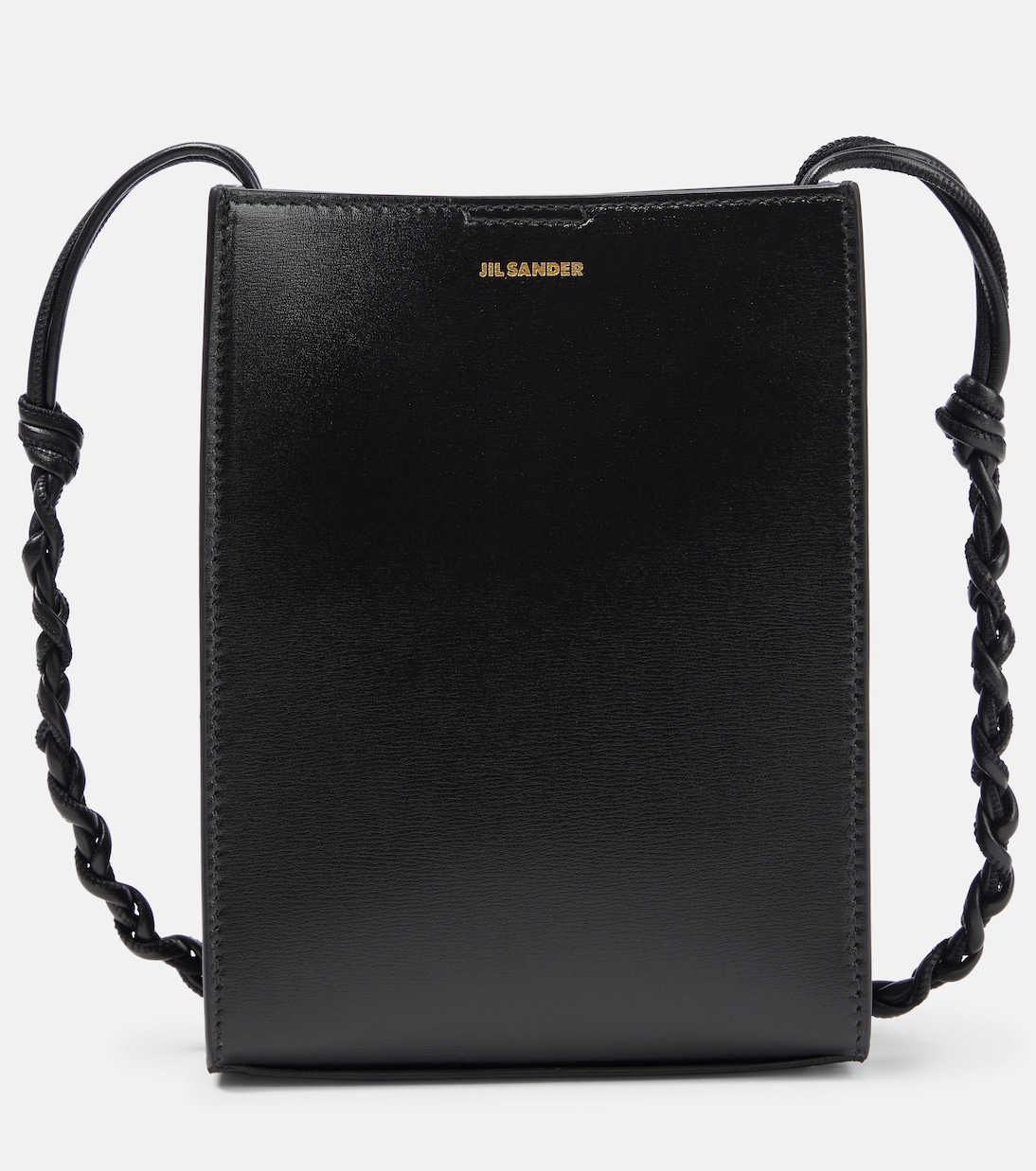 Small leather shoulder bag in black Jil Sander Mytheresa