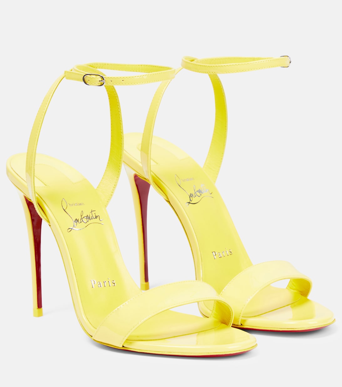 Sandales Loubigirl 100 en cuir verni | Christian Louboutin