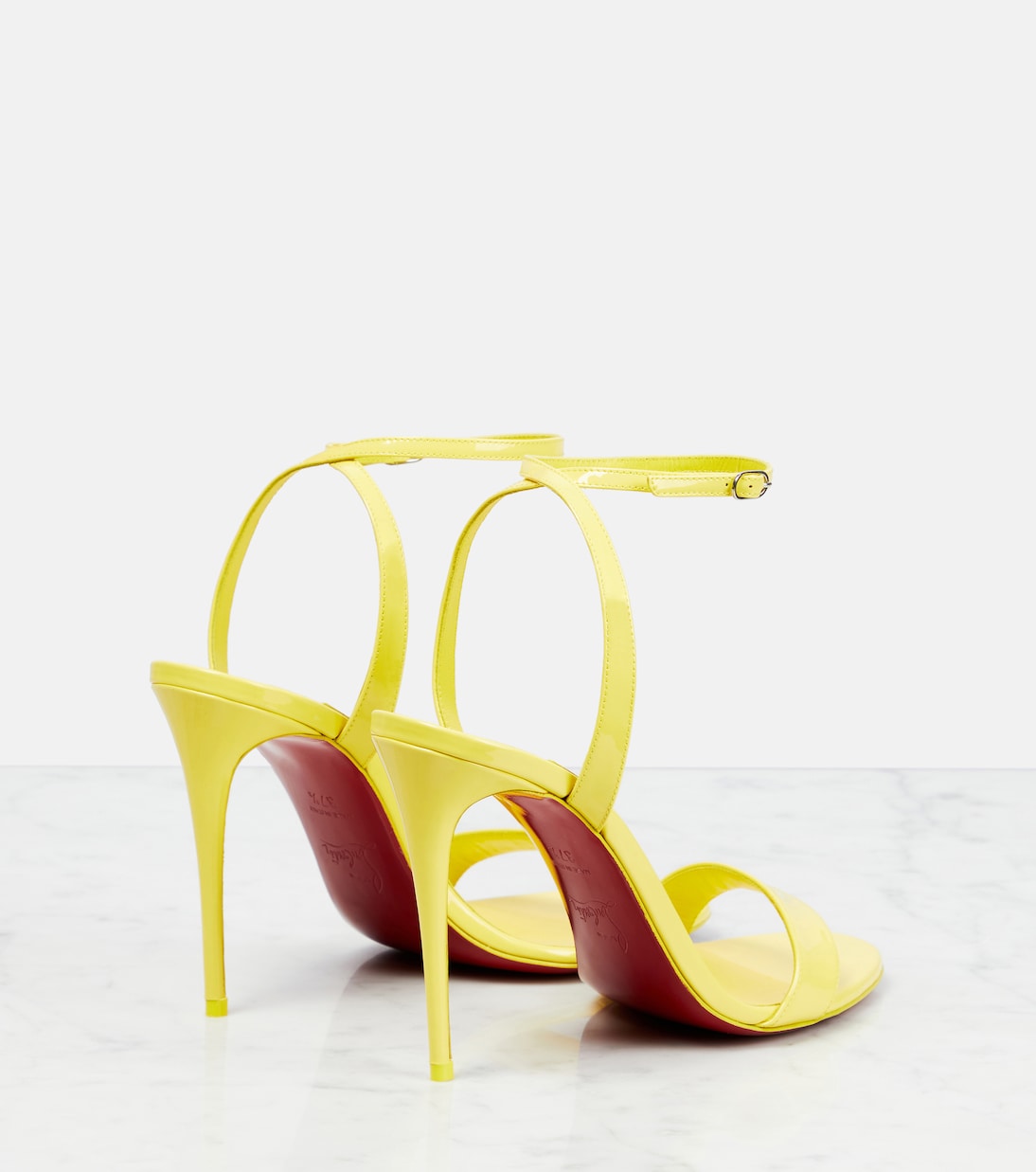 Sandales Loubigirl 100 en cuir verni | Christian Louboutin
