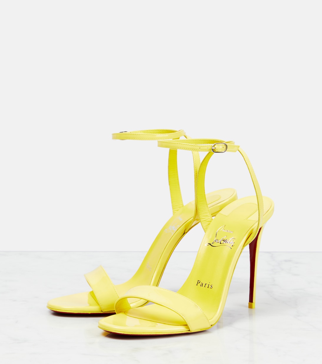 Sandales Loubigirl 100 en cuir verni | Christian Louboutin