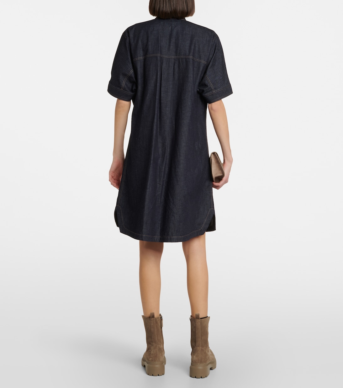 Kleid aus Denim | Brunello Cucinelli