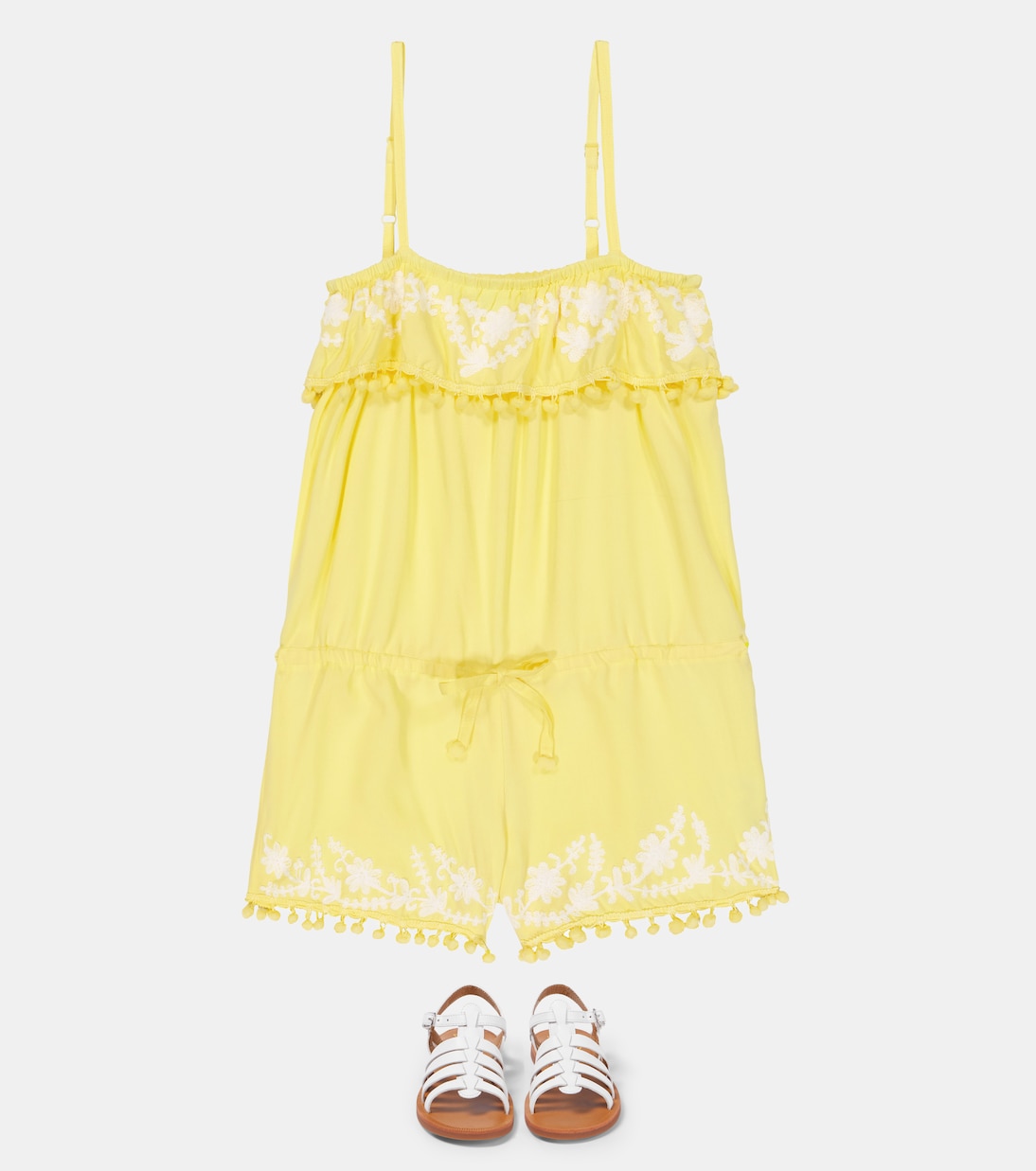 Bestickter Playsuit Baby Eisha | Melissa Odabash Kids