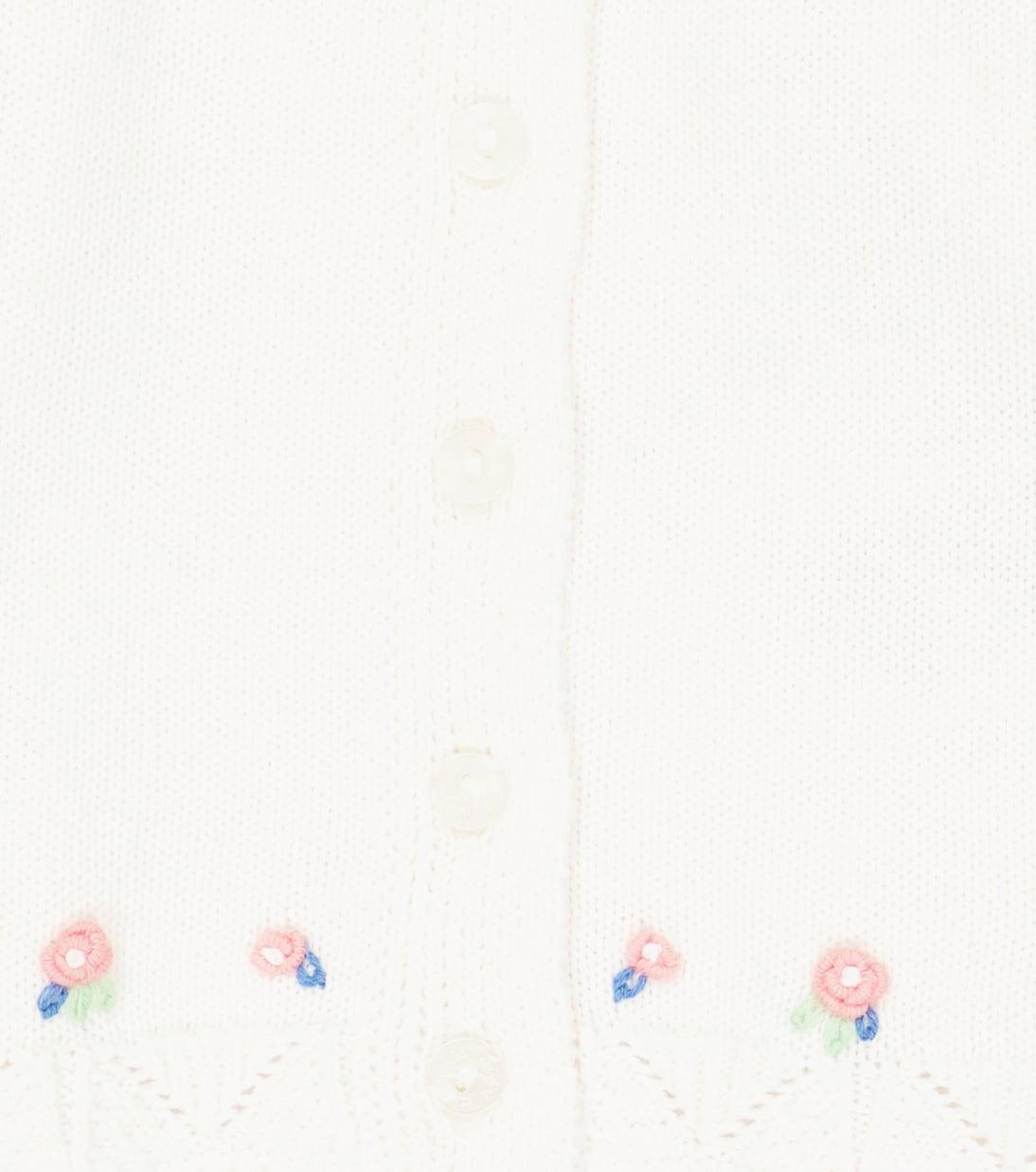 Baby - Cardigan in cotone con ricami | Tartine et Chocolat