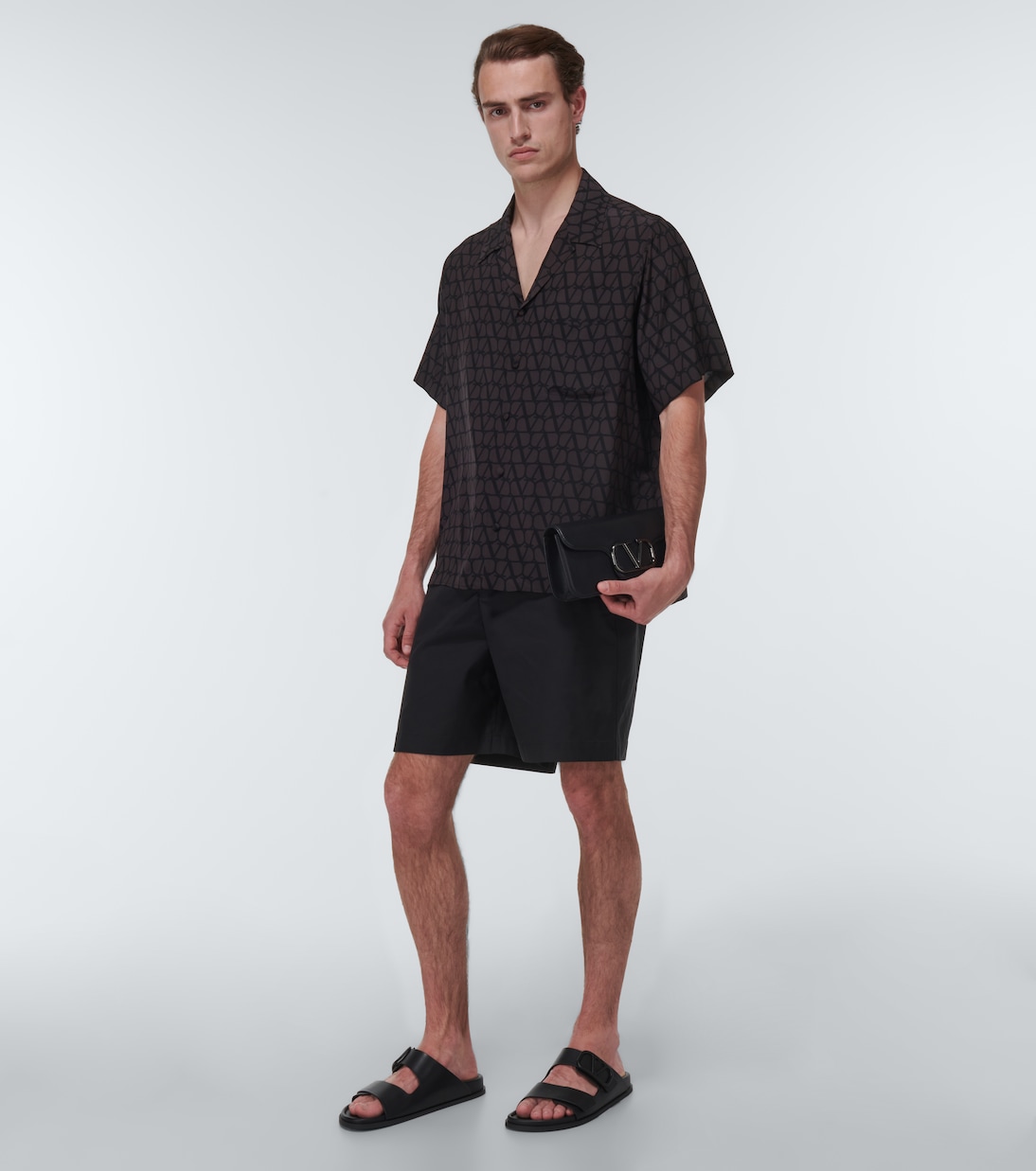 Shorts tailored de tiro medio | Valentino